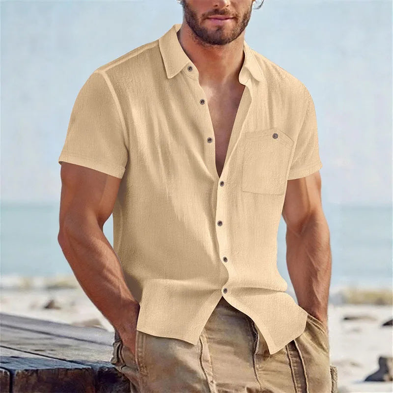 Jean et Marcel™ | Chemise d'Été Décontractée à Boutons