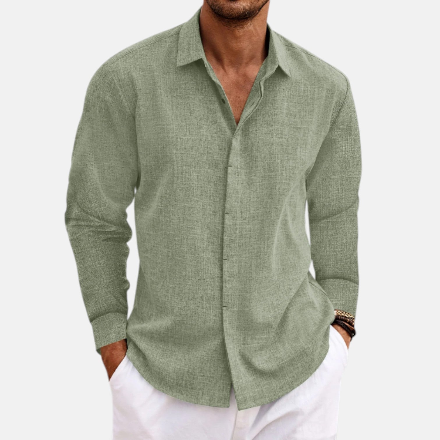 Jean™ | Chemise Homme en Tissu Respirant