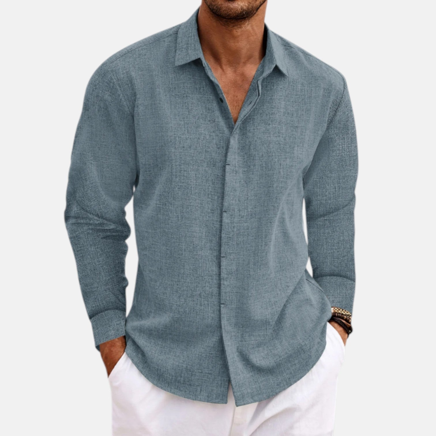 Jean™ | Chemise Homme en Tissu Respirant