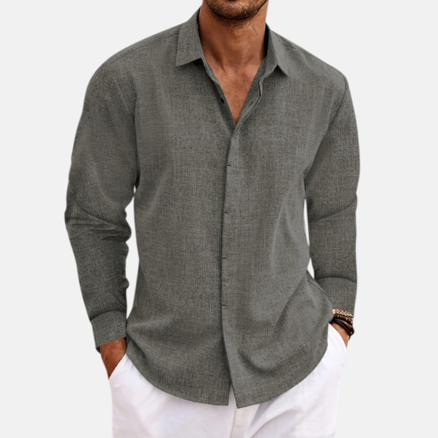 Jean™ | Chemise Homme en Tissu Respirant