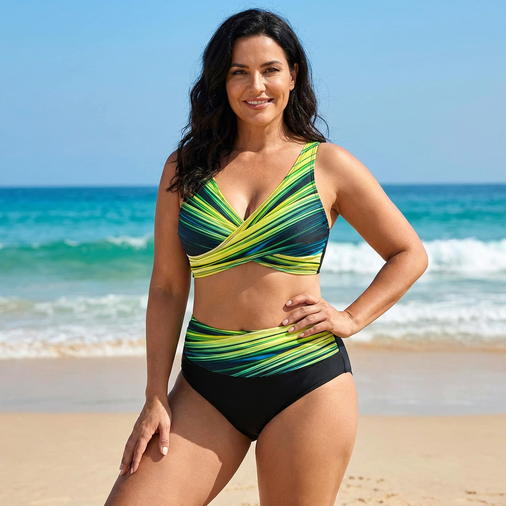 Élodie™ | Bikini Sculptant Taille Haute
