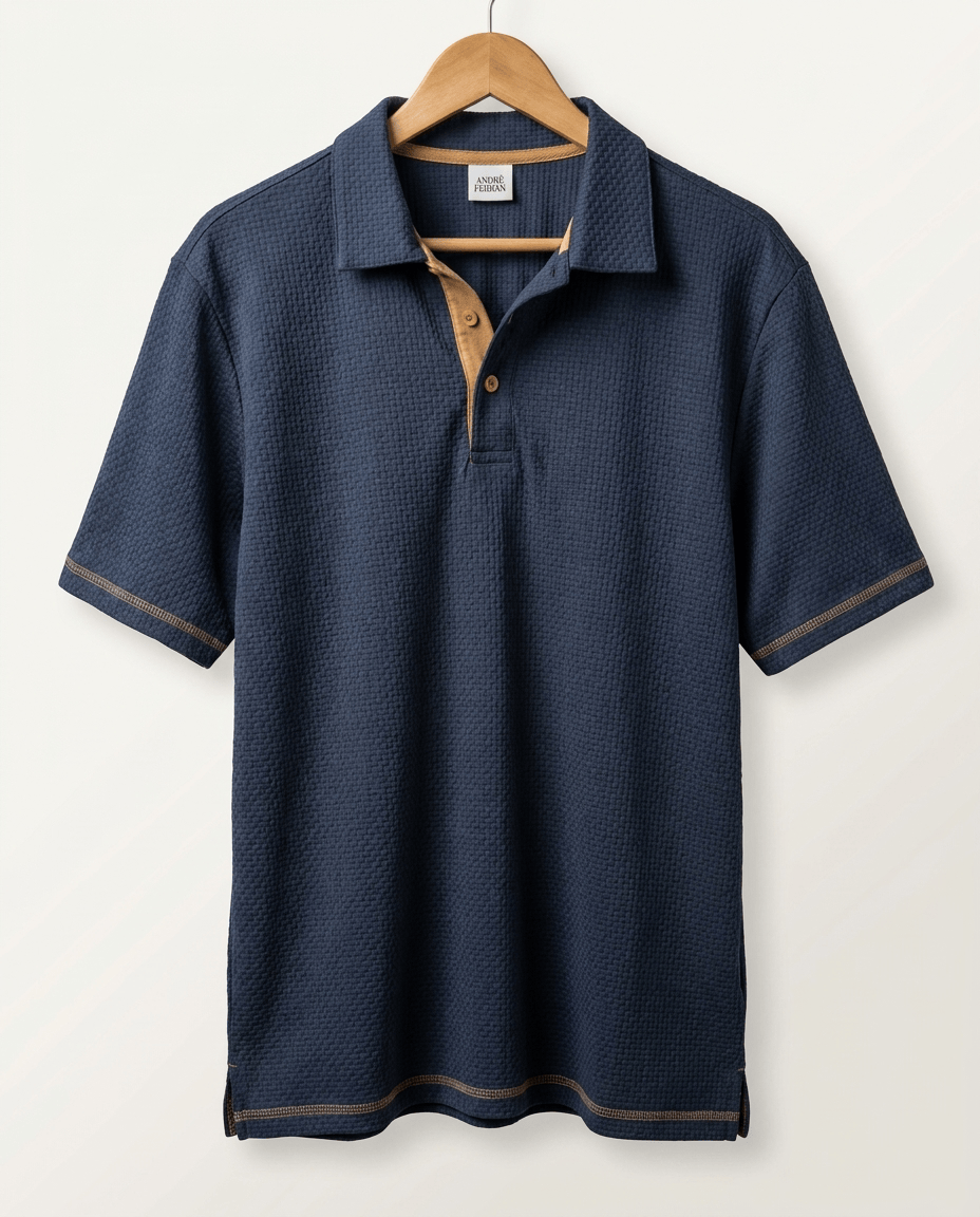 Jean™ | Polo Homme Texturé Élégant