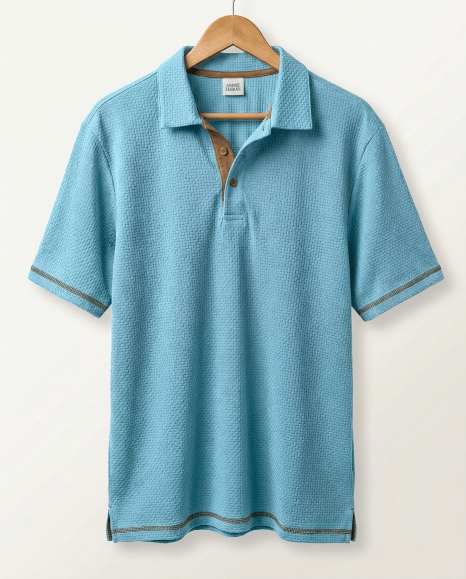 Jean™ | Polo Homme Texturé Élégant