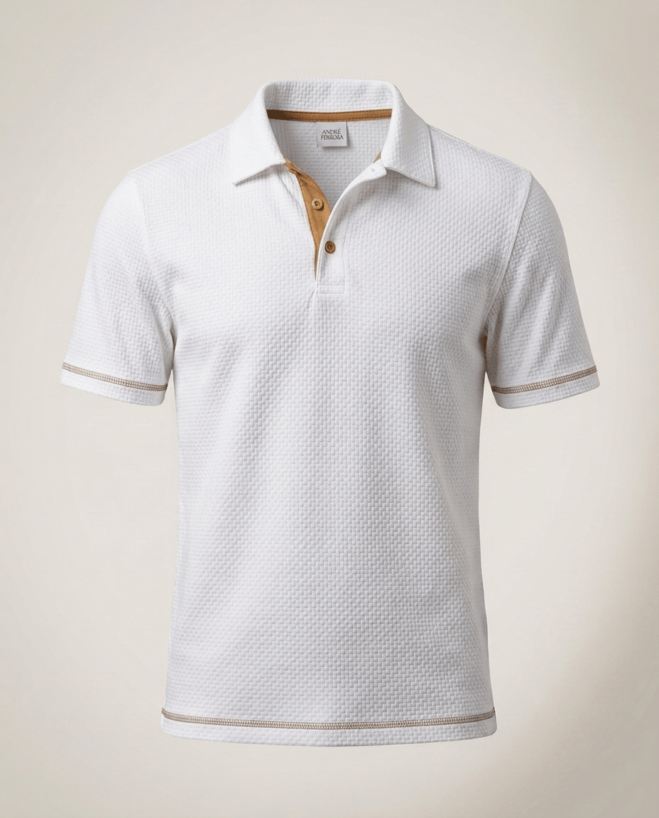 Jean™ | Polo Homme Texturé Élégant