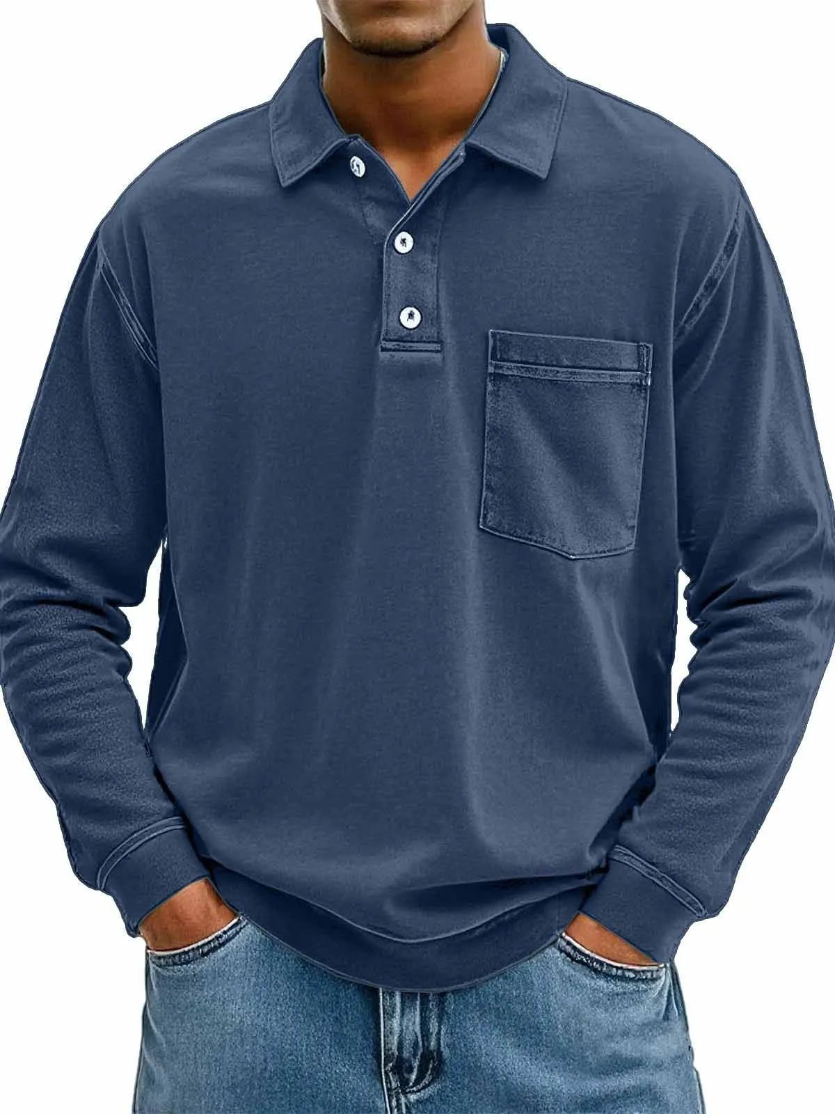 Jean™ | Polo pour Homme avec Poche Poitrine
