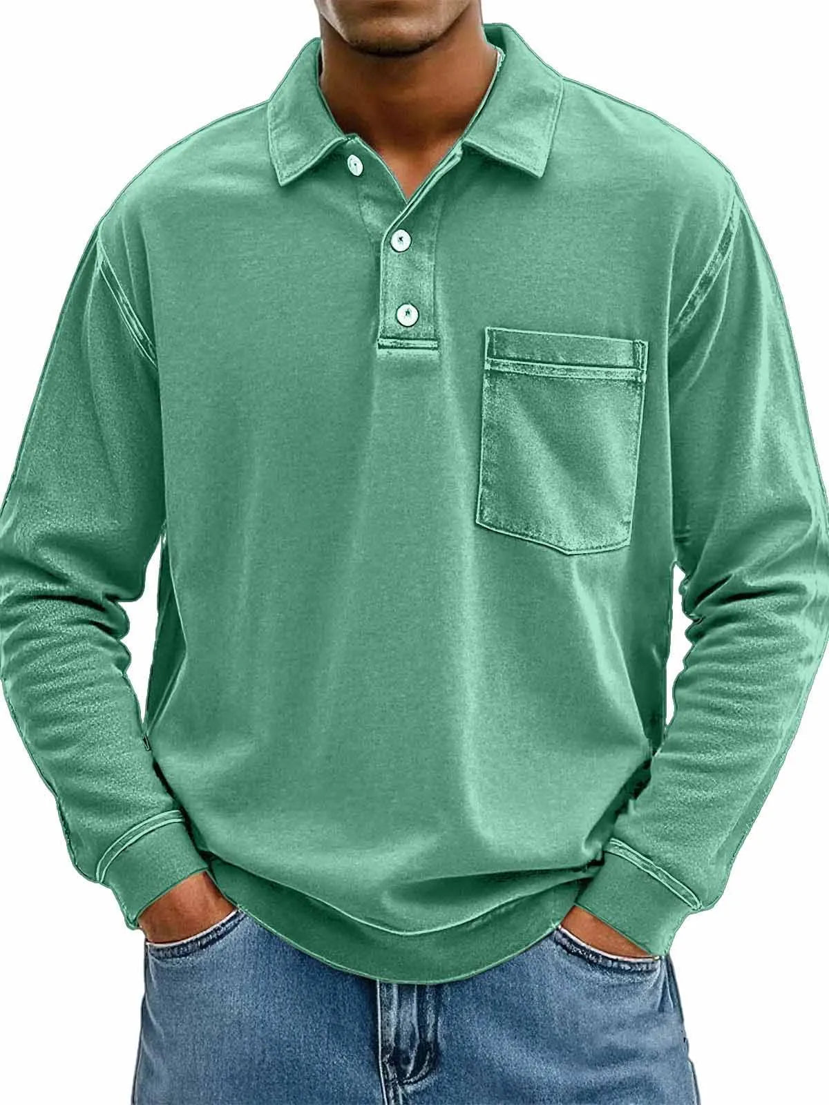 Jean™ | Polo pour Homme avec Poche Poitrine