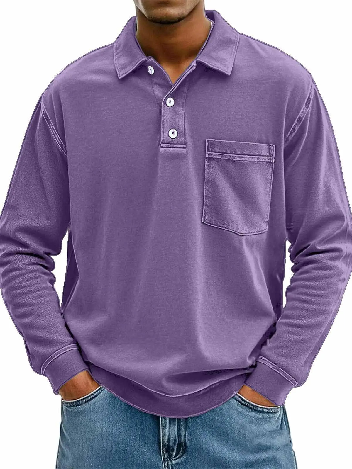 Jean™ | Polo pour Homme avec Poche Poitrine