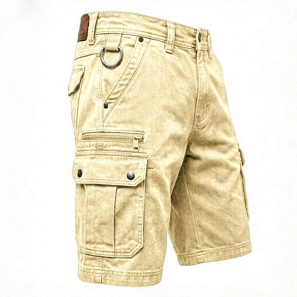 Short Cargo en Denim Fonctionnel