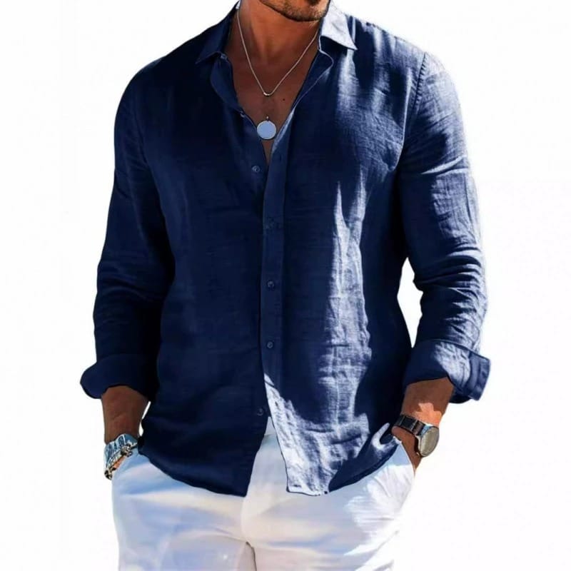 Étienne™ | Chemise en Lin Légère et Respirante