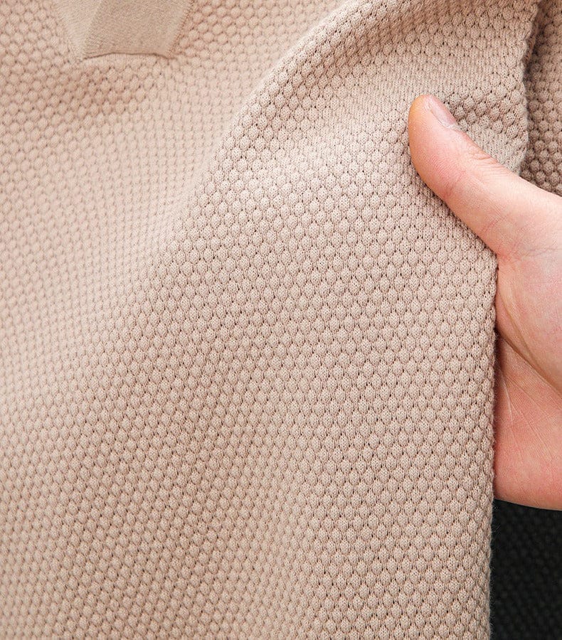 Marcel™ | Polo Homme Luxe à Texture Gaufrée