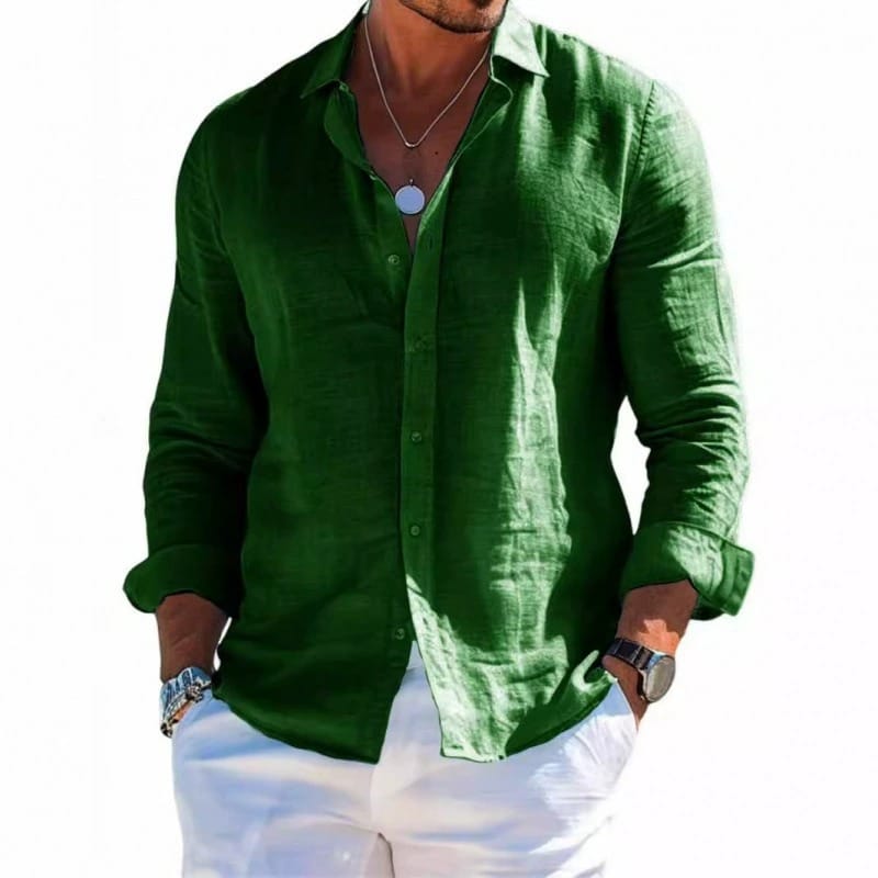 Étienne™ | Chemise en Lin Légère et Respirante