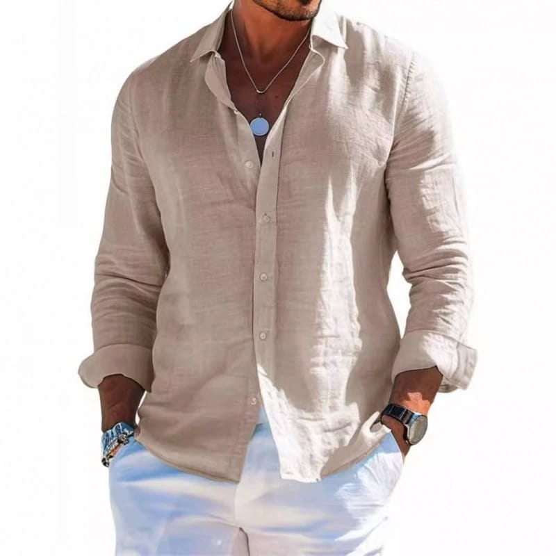 Étienne™ | Chemise en Lin Légère et Respirante