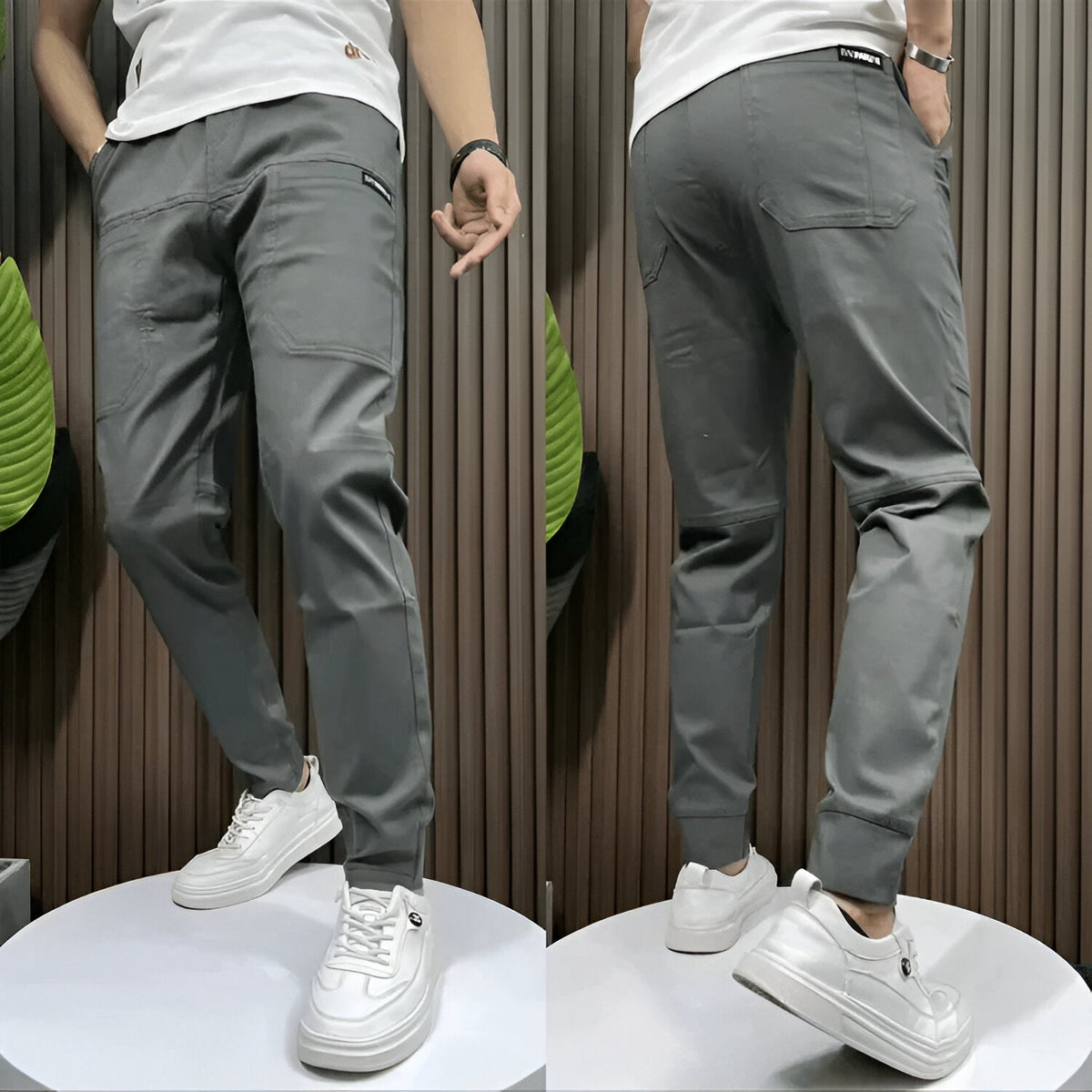 Jean™ | Pantalon cargo décontracté et extensible