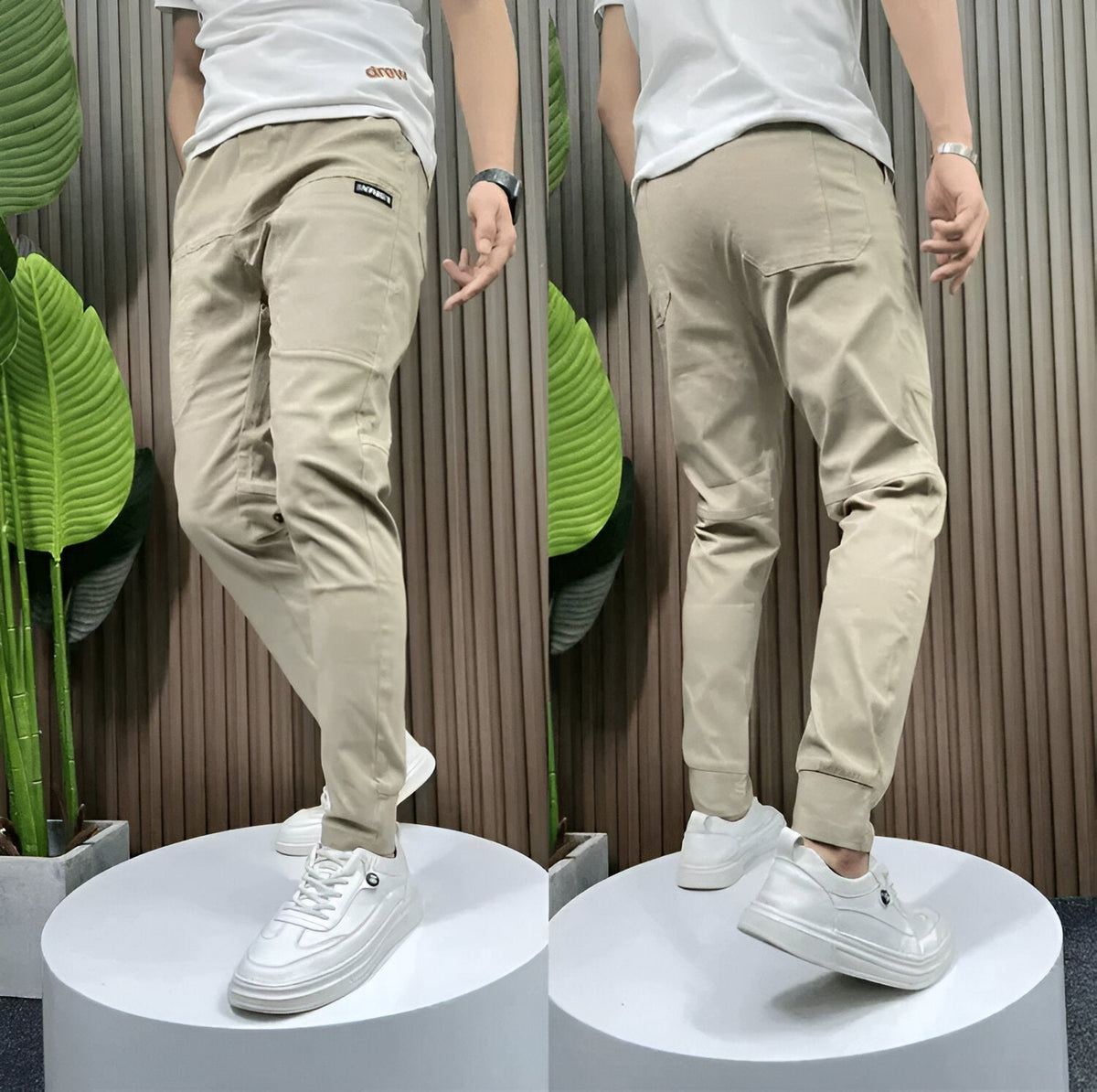 Jean™ | Pantalon cargo décontracté et extensible