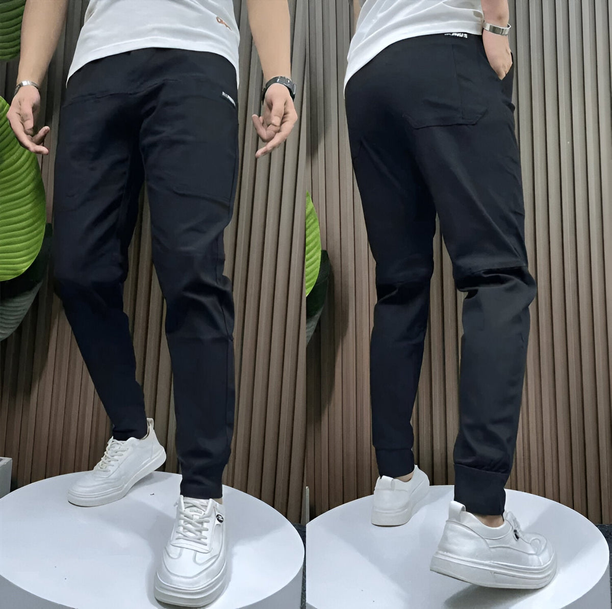 Jean™ | Pantalon cargo décontracté et extensible