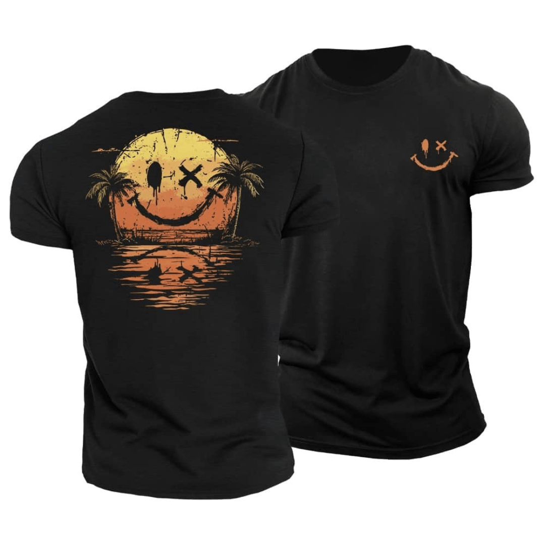 T-Shirt Smiley Marin d'Été
