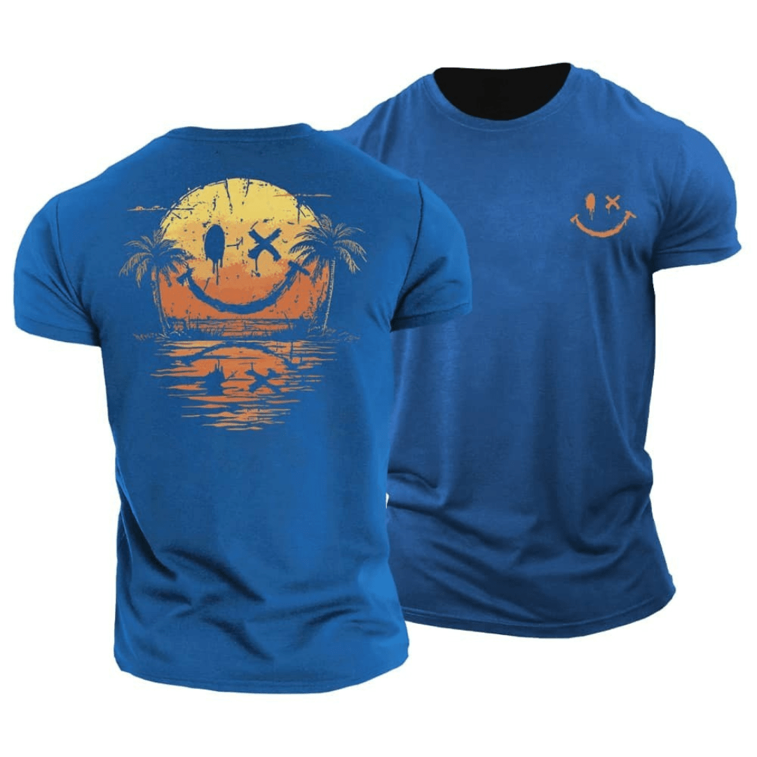 T-Shirt Smiley Marin d'Été