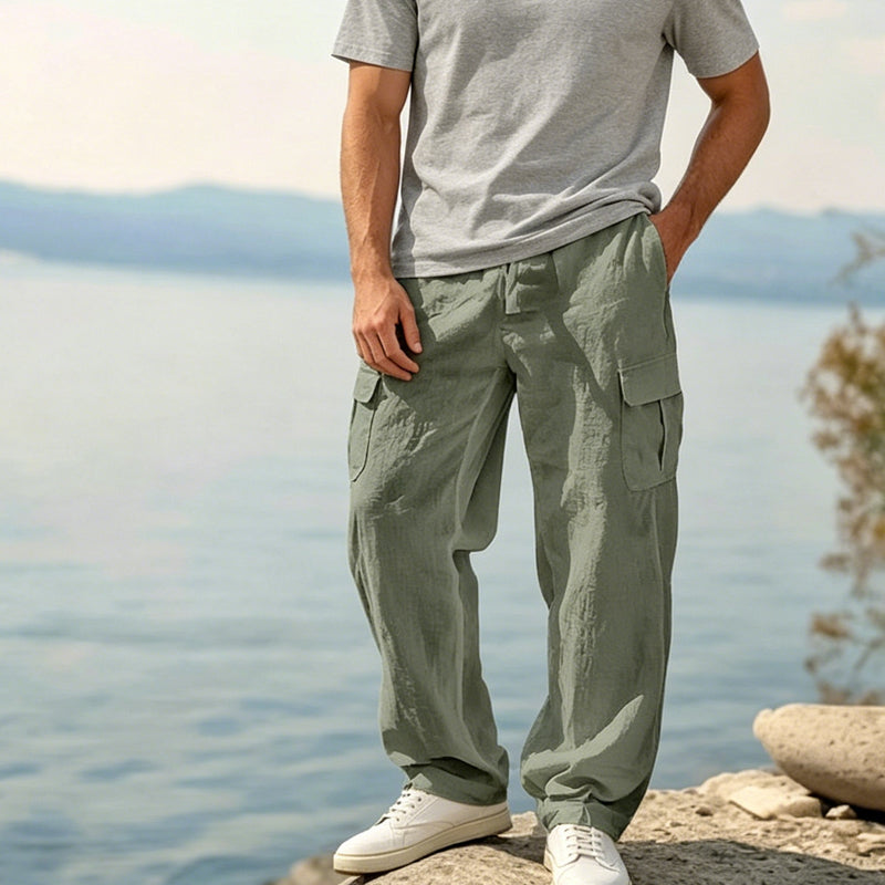 Jean™ | Pantalon cargo d'été en coton