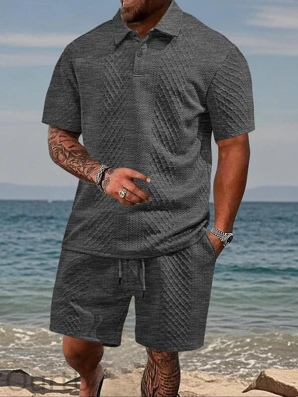 Jean™ | Ensemble d'été pour homme au motif moderne