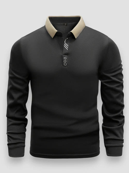 Marcel™ | Polo de luxe avec détails contrastants