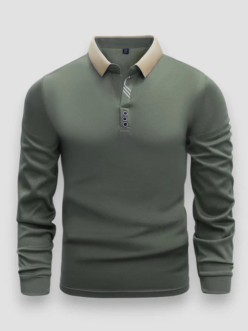 Marcel™ | Polo de luxe avec détails contrastants